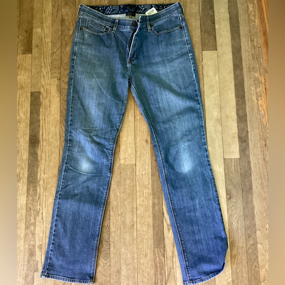 👖 Levi’s Straight Leg 525   Sm Leather Patch Size 12 PERFECT WAIST